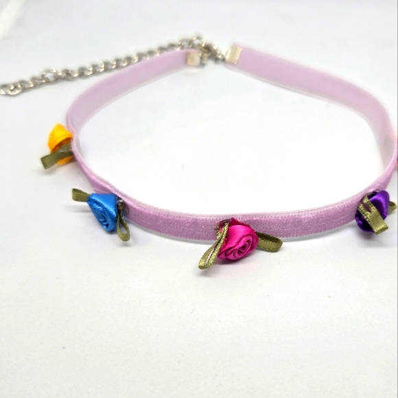 VINTAGE ROSE CHOKER - Picture 3 of 6